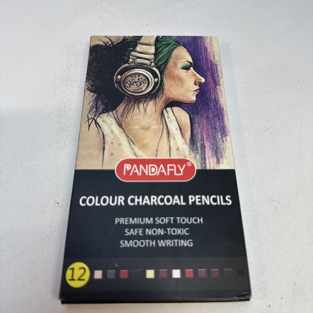 Professional Colored Charcoal Pencils Drawing Set, Skin Tone Colored Pencil, Pas